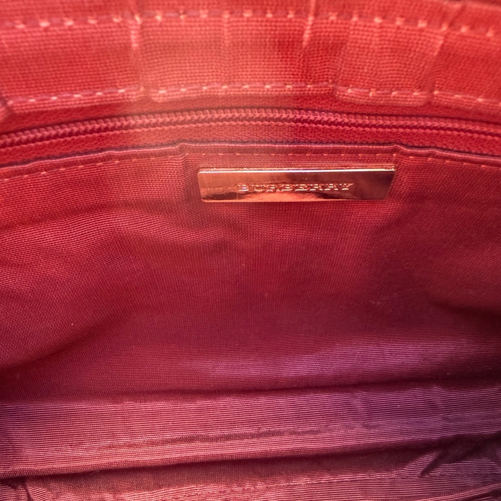 Burberry Canvas Nova Check Shoulder Bag - Picture 8 of 12